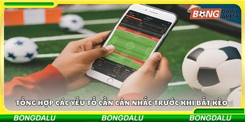 Tổng hợp các yếu tố cần cân nhắc trước khi bắt kèo 